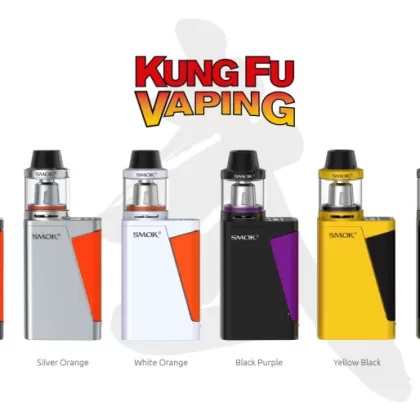 SMOK H-PRIV Mini 1650mAh Starter Kit with Brit Beast 3.5ML Tank - SilverOrange