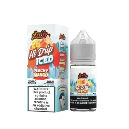 Peachy Mango ICED SALT – Hi Drip – 30mL