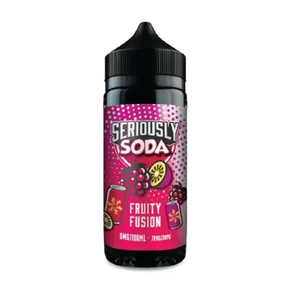 Fruity Fusion 100ml Shortfill E-Liquid by Seriously Soda - Ecigpremium