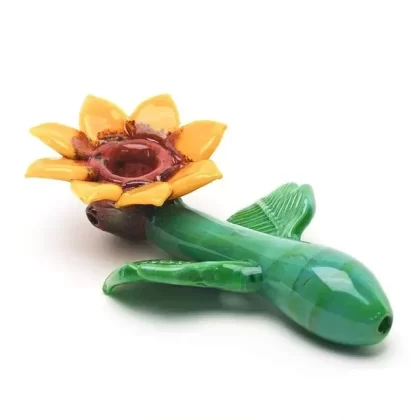 Empire Glassworks Sunflower Sherlock Pipe - Ejuicewarehouse