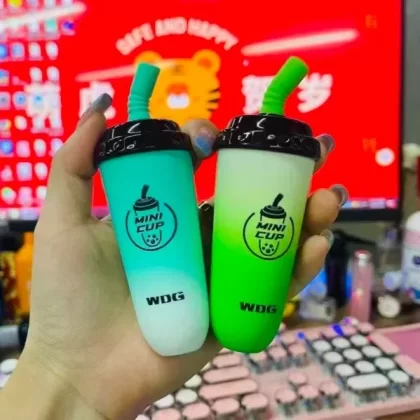Original WDG Mini Cup Rechargeable Disposable Vape Pen Device 5000 Puffs 600mah 1 PCS ( )