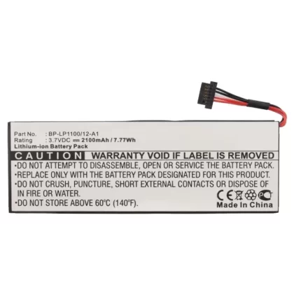 Batteries N Accessories BNA-WB-L10319 GPS Battery – Li-ion, 3.7V, 2100mAh, Ultra High Capacity – Replacement for Becker BP-LP1100/12-A1 Battery
