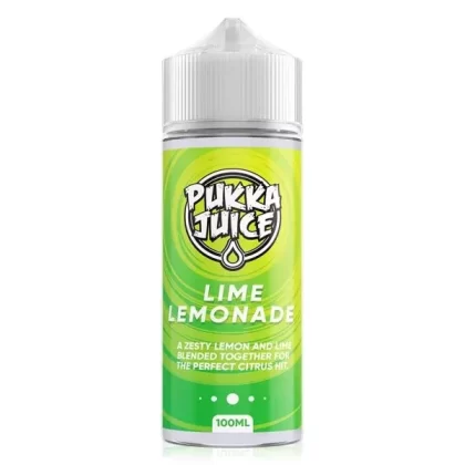 Lime Lemonade By Pukka Juice Shortfill - Bottle Size#50ml>100ml (EC1891)