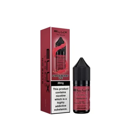 Elux Legend Strawberry Ice Nic Salt Vape juice - 10mg