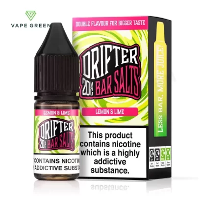 Lemon Lime Nic Salt E-Liquid by Drifter Bar Salts - Eliquidsupply