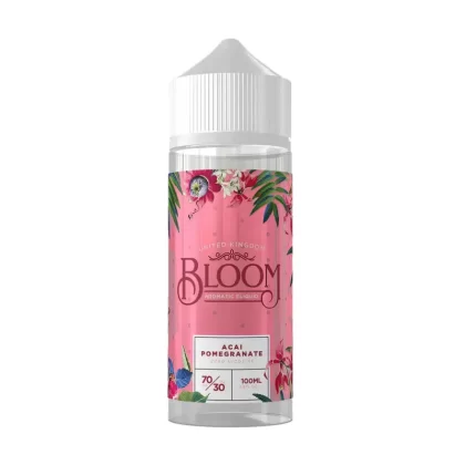 Bloom 100ml Shortfill Eliquid Acai Pomegranate - Vapourdeal Co