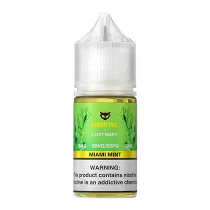 Miami Mint Urban Tale X Lost Mary Vape Juice - Customer Group#Consumer~Nicotine#35mg>50mg~Size#Single (4C26B2)
