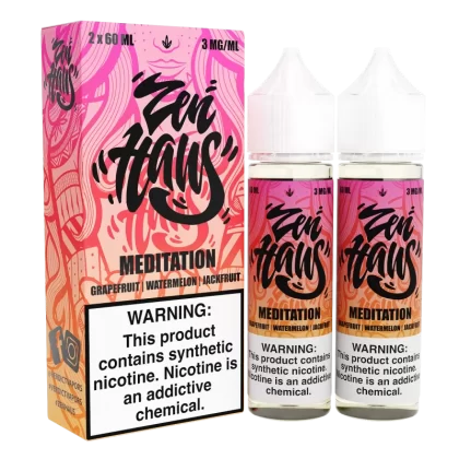 Meditation by ZEN HAUS E-Liquid 2X 60ml - 6MG