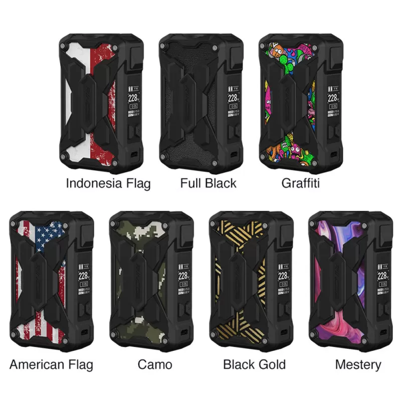 Rincoe Mechman Lite 228W TC Mod - Full Black