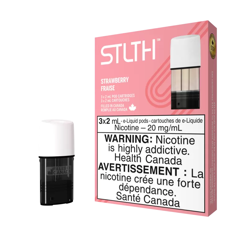 STLTH Pod Pack - Strawberry - 20 mg/mL (wholeseller) - Excise ON, BOLD 50 (20 mg/mL)(wholeseller) - Excise ON