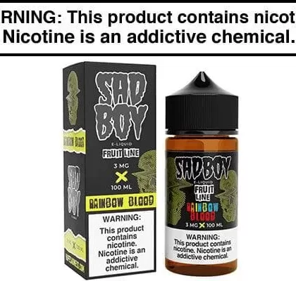 RAINBOW BLOOD BY SADBOY E LIQUID 100ML - Vapejuice