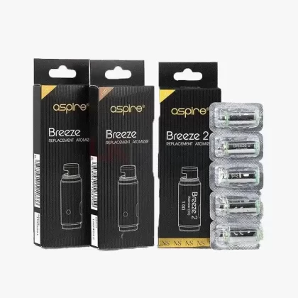 Aspire BREEZE Replacement Coils – Pack Of 5 - 5x Breeze