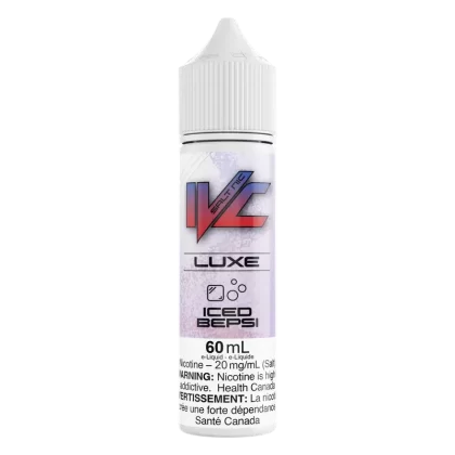 IVC E-LIQUID: LUXE SALT (60ml) - FLAVOUR#ICED BEPSI>TWO BLUE ICE>PEACHY BERRY ICE>ICY MELON MASH>ICY WHITE GRAPE>VERY BERRY>MTN BERRY D>CLASSIC RED BURST>R.B SAS~NICOTINE#10MG>20MG