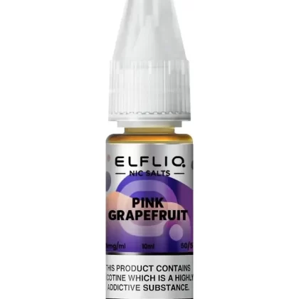 Elf Bar Elfliq Pink Grapefruit Nic Salt Vape Juice - Strength 5mg