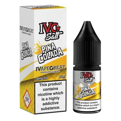 PINA COLADA NICOTINE SALT E-LIQUID BY I VG SALT