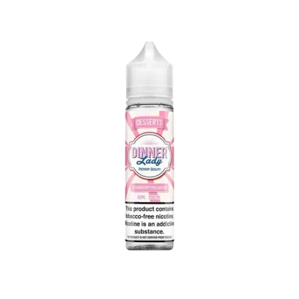Dinner Lady Strawberry Macaroon Vape e-Liquid 60mL - Vape Product, Vape Product (C62720)