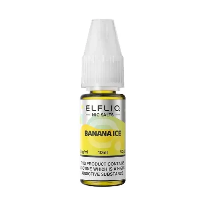 Elfliq Banana Ice Nic Salt - Nicotine Strength#10mg>20mg