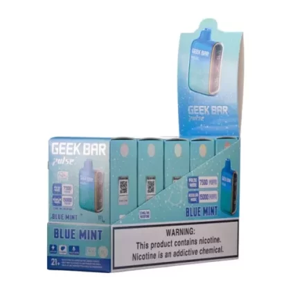 BULK Blue Mint GEEK BAR Pulse – 5 Pack