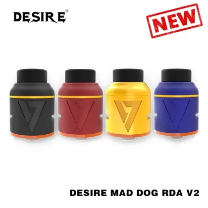 Original Desire Mad Dog RDA RDTA V2 Atomizer 24mm