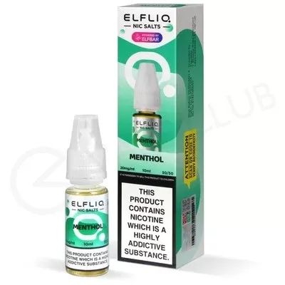 Menthol Nic Salt E-Liquid by Elf Bar Elfliq - Ecigpremium