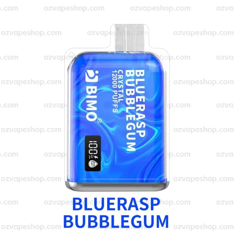 BIMO Crystal 12k Puffs- Blueberry Raspberry Bubblegum - Ozvapeone