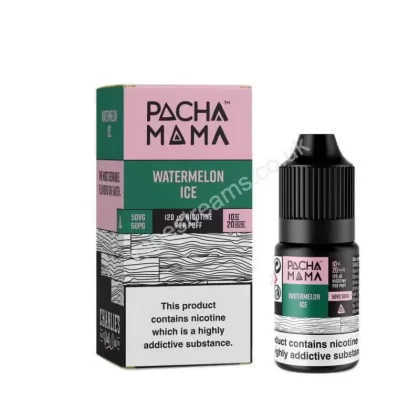 Pacha Mama Watermelon Ice Nic Salt E-Liquid - Vapestreams Co