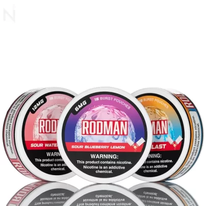 Rodman Sour Burst Nicotine Pouches - 15ct - Juice Mint 6mg