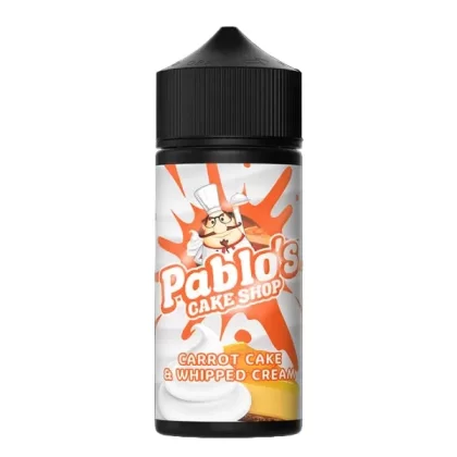 Carrot Cake and Whipped Cream By Pablo’s Cake Shop 100ml Shortfill
