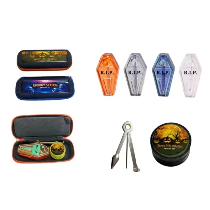 Mystery Halloween Coffin Pipe Set