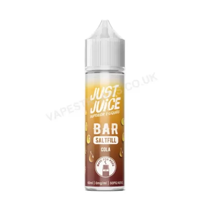 Just Juice Bar Cola Saltfill E-Liquid - Vapestreams Co