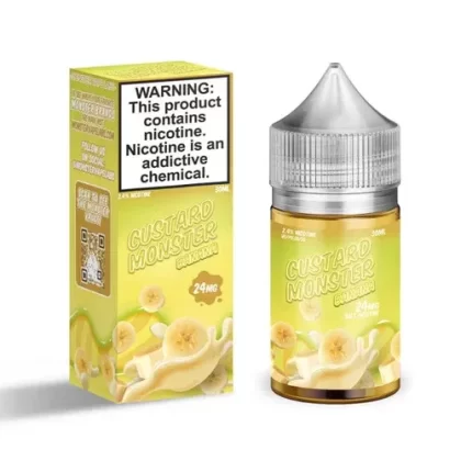 Custard Monster Banana Salt 30ml E-Juice - Eliquidsupply
