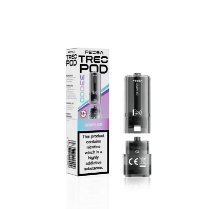 Feoba Treo 33000 Prefilled Pod Grape Ice - Nicotine Strength#20mg (6E0ADD)