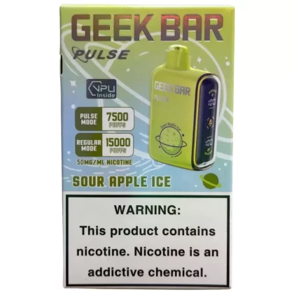 Sour Apple Ice – Geek Bar Pulse 15000 - Ejuicewarehouse