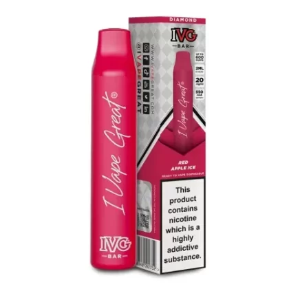 IVG Diamond Disposable Air Bar – Red Apple Ice