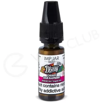 Cherry Sour Raspberry Nic Salt E-Liquid by Imp Jar Select & Doozy
