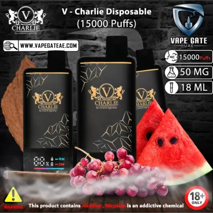 VICIG Charlie Disposable Pod Device (15000 Puffs) - Watermelon / 50 mg