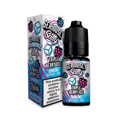 Triple Berry Ice Seriously Salty – Doozy Nic Salts e Liquid 10ml – TPD - Vapestorm Co