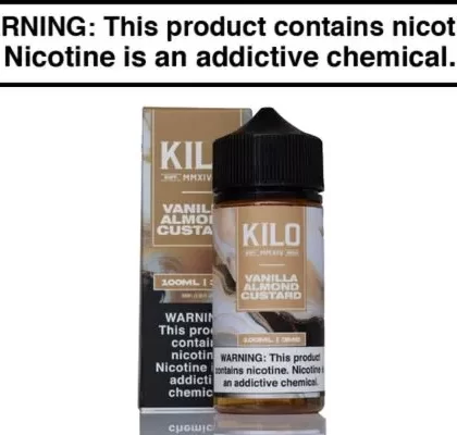 Vanilla Almond Custard by KILO E Liquid 100ML - Vape Product, Vape Product (4C2C70)