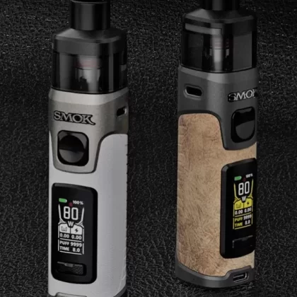 SMOK RPM 5 80W Pod Kit - Beige White Leather, Black