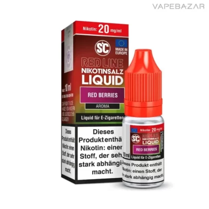 SC Red Line Nikotinsalz Liquid – Red Berries - 20mg/ml, Nikotinfrei