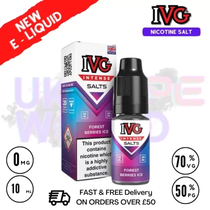 Forrest Berries ICE IVG INTENSE Salt 10ml Nic Eliquid