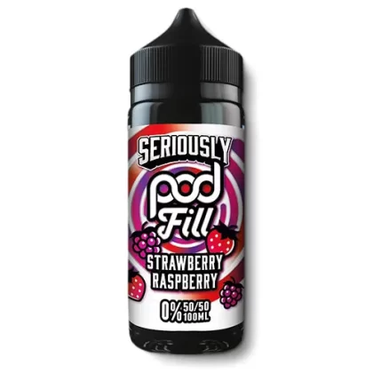 Strawberry Raspberry Shortfill by Seriously Pod Fill - 0 mg/ml