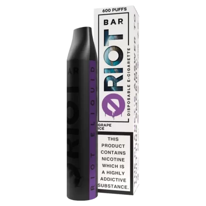 Grape Ice Riot Bar Disposable Vape