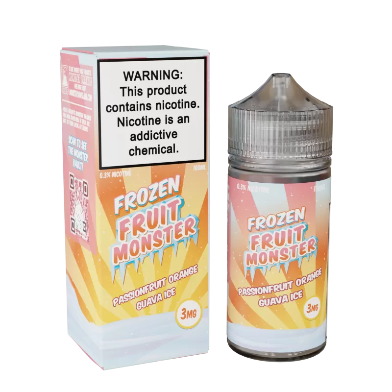 Frozen Fruit Monster - Passionfruit Orange Guava Ice - 100ML E-Liquid