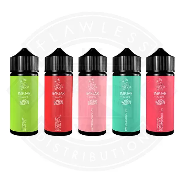 IMP JAR Large – 0mg 100ml Shortfill – DOUBLE CONCENTRATE - Flavours#Banana Ice>Blueberry>Blueberry & Sour Raspberry>Blueberry Cherry & Cranberry>Blueberry Raspberry & Pomegranate>Blue Razz L