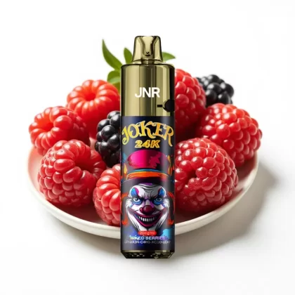 JNR Joker 24K Puffs Recargable 2+10ml 800mAh Bayas Mixtas - Fumotvapemexico