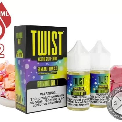 Rainbow No. 1 by Twist Salt 60ml - Vape Product, Vape Product