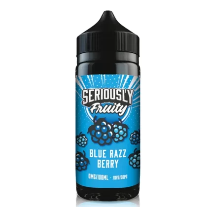 Seriously Fruity Blue Razz Berry 100ml Short Fill E Liquid - Vapourdays Co