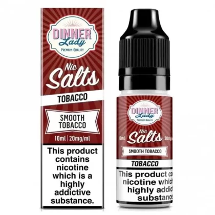 Dinner Lady Smooth Tobacco Nic Salt E Liquid (10ml)