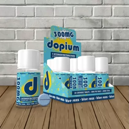 Dopium 7-Hydroxymitragynine Chewable Extract Tablets Full Case (9ct) - Ejuicewarehouse